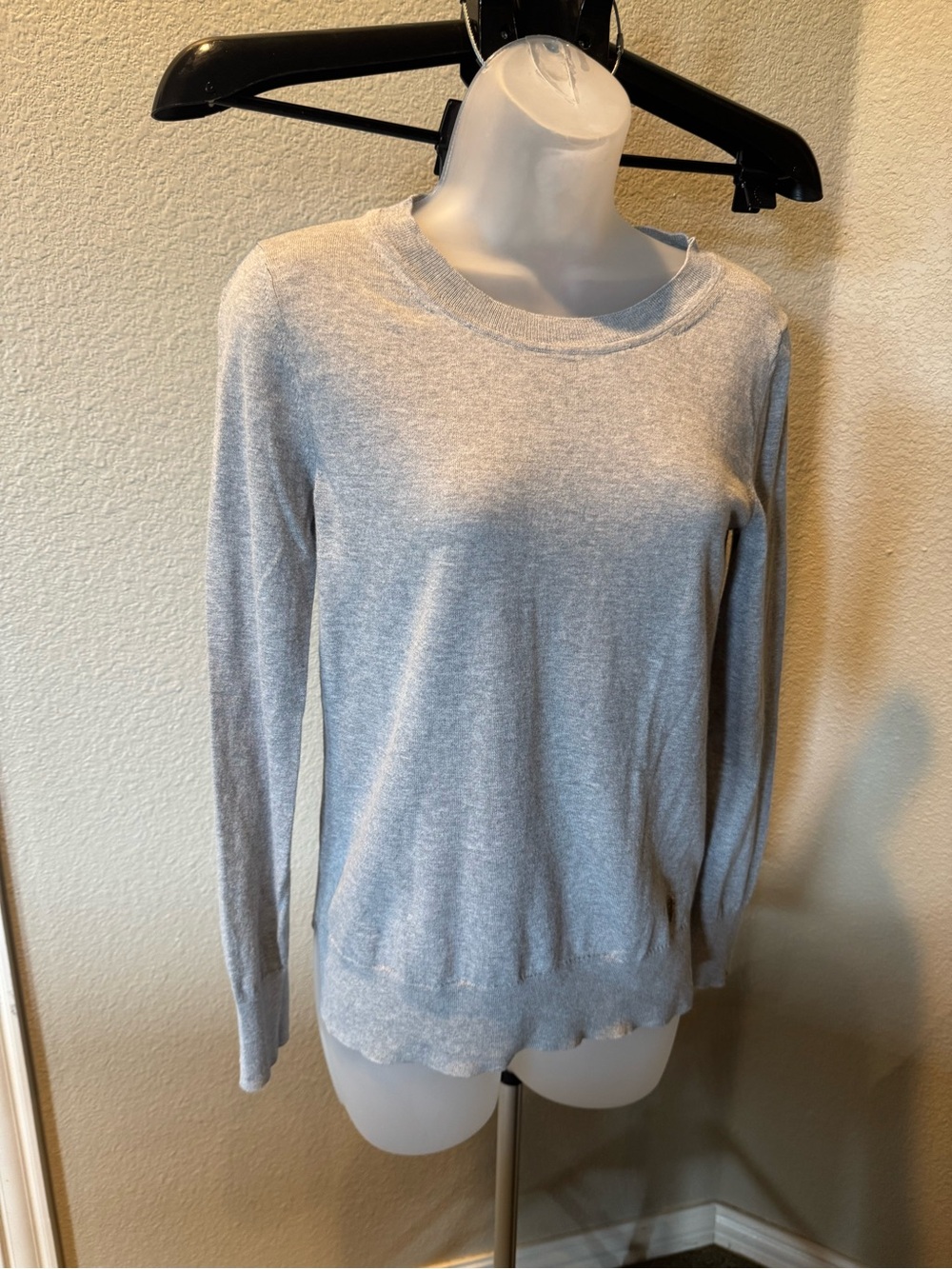 Juicy Couture Light Gray Crewneck Sweater